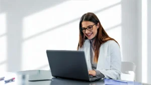 A doctor from a medical practice choosing a medical billing software