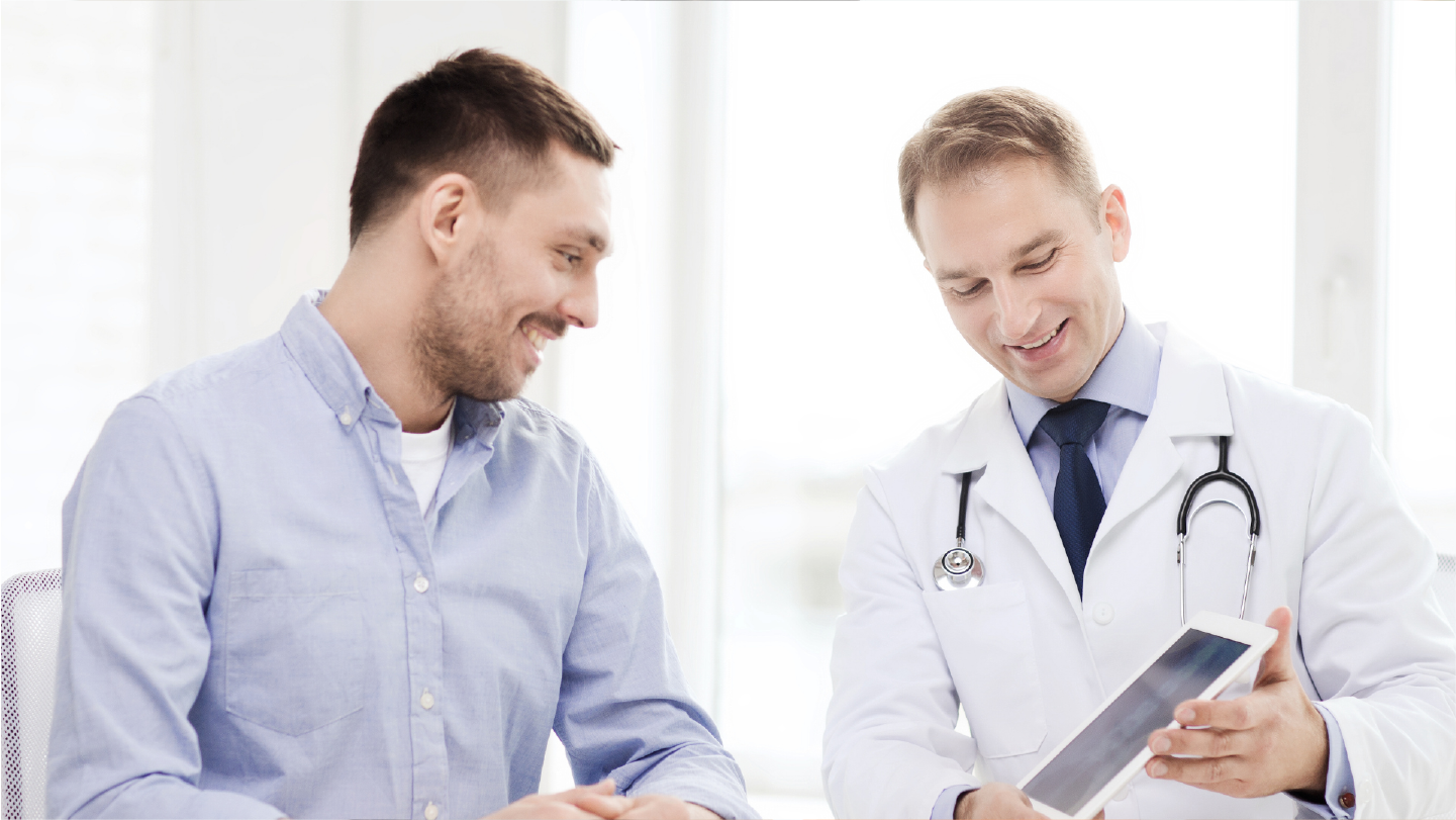 A doctor implementing cost-effective medical billing strategies while talking to a patient