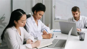 Office managers reviewing red flags in their medical billing